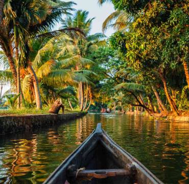 In Keralan Backwaters
